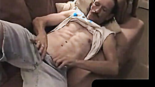 MenWorkinXXX.com - Married guy with five [censored] flaunts his big cock on cam
