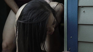 Horny babe Kimmy Kimm barely drilled by stepdad Peter Green