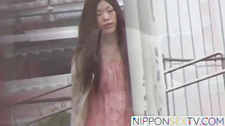 NipponSexTV.com - Japanese babes have their panties captured by lurking voyeur