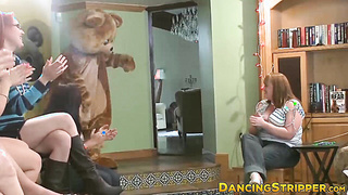 Wild nubile amateurs blowing strippers big creamed dick