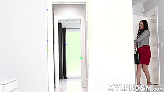 Hardcore babe fetish fuck session with duct tape on mouth