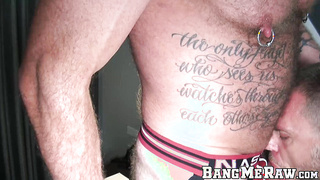 Hung pierced Randy Harden gets passionately rimmed after BJ