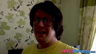 Hot shower ends with British gal Gina Parker sucking dick