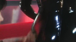 PussyCatsLatex.com - Redhead femdom's gagging and toying of lesbian submissive