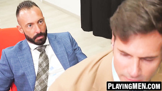 PlayingMen.com - Xavi Garcia pounds professor Dani Robles's eager ass
