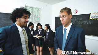 Suited Tony Sting licked and fucked the warm pussy of hottie Cory Chase