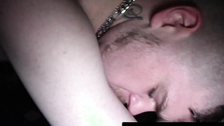 Leo Senthy lustfully waits for Hard Master in the sling for hard banging