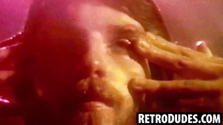 RetroDudes.com - Retro hottie Michael Zen enjoys a steamy cock sucking session