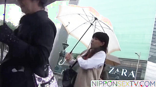NipponSexTV.com - Japanese beauty captured upskirt while shopping