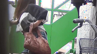 Japanese beauties feel better when releasing golden showers