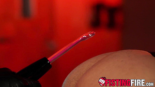 Quin Quire and Max Connor stretch Siren Santiagos tight asshole