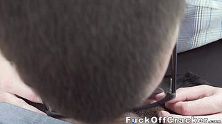 Glasses jock blows BBC before raw doggystyle POV pounding