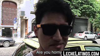 LecheLatinos.com - Straight Latino's first gay bareback experience in a wild fuck session