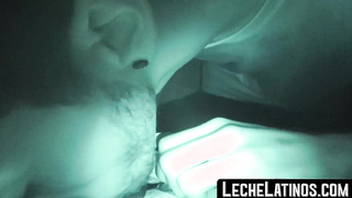 LecheLatinos.com - Straight Latino's raw, hardcore threeway fuck with hung tops