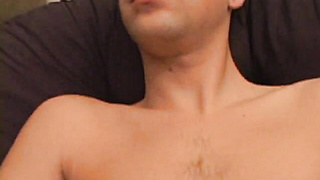 Handsome butt muncher plays with his rock hard rod all day