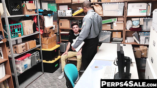 Skinny Twink suspect rimmed and drilled hard by BBC officer