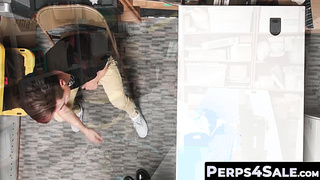 Skinny Twink suspect rimmed and drilled hard by BBC officer