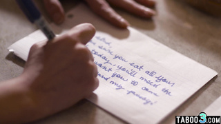 MILF stepmother lets her stepson use her