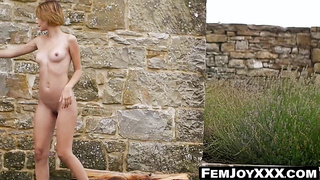 FemJoyXXX.com - Ariel A's natural tits and amazing pussy on full display