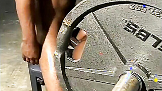 Working out in the gym between Rudy and Trigger ends up with a wild anal on the bench