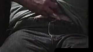 MenWorkinXXX.com - Hairy Henry strokes his cock and cooks up a hot creamy load