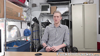 Straight cracker blows bosses BBC before POV bareback fuck