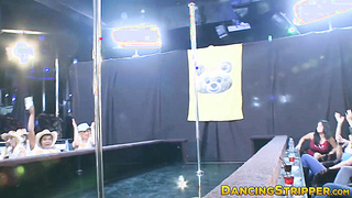 Voyeur babes watch their friends suck cocks at CFNM party