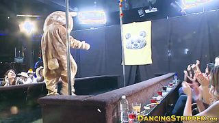 Voyeur babes watch their friends suck cocks at CFNM party