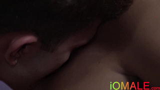 Smooth Latino twink Enzo Mayer moans during hard pounding