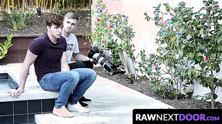 RawNextDoor.com - Travis Berkley fucks his online hookup Christian Bay with wild passion