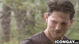 Hunk Billy Santoro wants to deep throat that massive cock