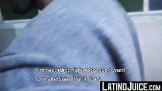 Delicious guy Juande enjoys every swift thrusts I make to his wet hole