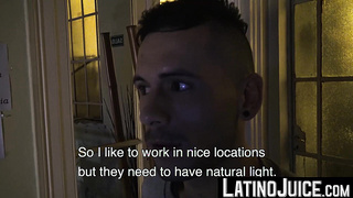 Delicious guy Juande enjoys every swift thrusts I make to his wet hole