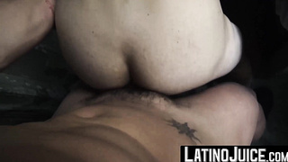 Delicious guy Juande enjoys every swift thrusts I make to his wet hole