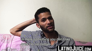 Gorgeous dude Kavano offered cash to shove my huge cock into his mouth