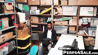 Skinny black Thief Enjoys Fast and Deep Banging from hot cop 2