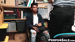 Skinny black Thief Enjoys Fast and Deep Banging from hot cop 2