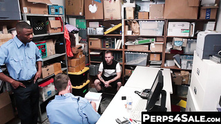 Tatted sweet perp Penetrated by a horny cop till he cums