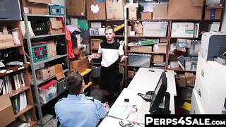 Tatted sweet perp Penetrated by a horny cop till he cums