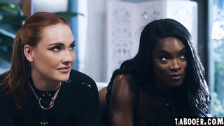 Gracie as a footstool and shows her hardcore sex