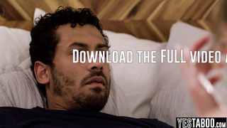 Tiny teen threesome with BBC BF and host