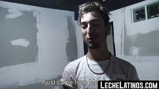 LecheLatinos.com - Amateur twink takes money to let a married man raw fuck his ass