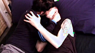 Super-steamy tatted youngster luvs inhaling beefstick and getting smashed