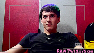RawTwinkys.com - Messy schlong riders have a jaw-dropping sword struggle in their room with joy