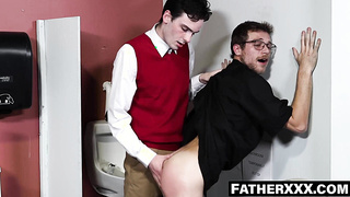 FatherXXX.com - Reverent's nasty promise kept with a super hot mary bang