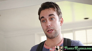 FamilyHandle.com - Towheaded cougar Vanessa Cage smashes her son-in-law's monstrous rigid boner deep