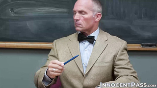 Finger-tickling my rosy vagina very first before inhaling Marcus Londons giant pecker