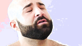 HardcoreBears.com - Grizzly with a ginormous rump lays down and lets tattooed guy tear up him energetically