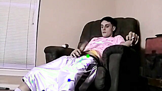 JoeSchmoeXXX.com - Stellar and ultra-kinky lad Aiden faps his boner for some cash