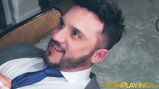 Bearded otter Kike Gil bj's firm manhood from fancy otter